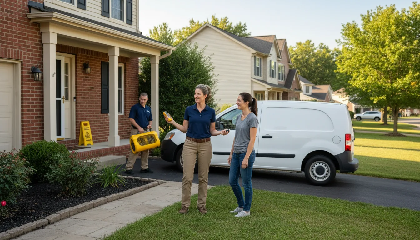 Water restoration image for Dehumidification And Cleanup Services in Saint Inigoes, MD